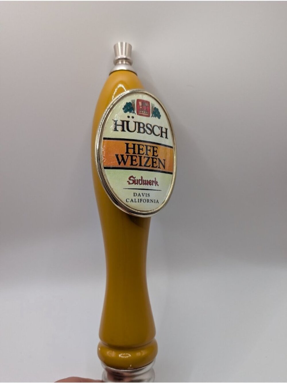 Hübsch Hefe Weizen Tap Handle Yellow ~10in Beer Pull Sudwerk